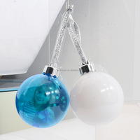 Boule de Noël personnalisable avec insertion photo, 6 cm/8 cm, en plastique, à suspendre, pour la décoration de photos de famille
