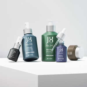 Bao Bì Mỹ Phẩm 15Ml-200Ml Chai Thủy Tinh Đeo Vai Màu Đen Mờ Có Nắp Bơm Màu Vàng Bộ Lọ Kem Dưỡng Da Nhỏ Giọt - Product Image 2