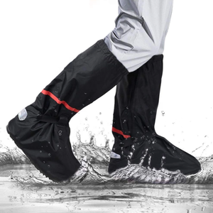לשימוש חוזר עמיד למים החלקה אופנוע כיסויי נעלי גשם - Product Image 1