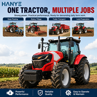 Tracteur agricole diesel 4x4 de 40 CV avec accessoires complets pour le champ – Approvisionnement direct usine