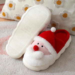 Pantuflas de Navidad para Mujer, Lindas y Peludas con Diseño de Reno, Cómodas para Interiores, con Amortiguación, Envío Rápido, para el Hogar y el Dormitorio - Product Image 4