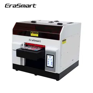Erasmart A4 यूवी प्रिंटर diy फोन के मामले में यूवी प्रिंटर के लिए l800 यूवी flatbed प्रिंटर का नेतृत्व किया