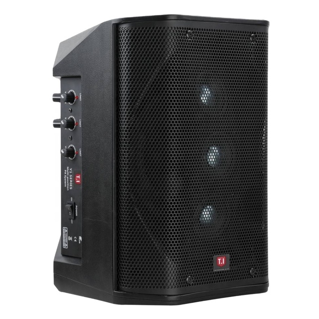 T.I Audio Y1-B 6.5" Active Professional Powerful Speaker Box Blue Tooth Sound Equipment Speaker