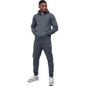 Conjuntos de Sudadera con Capucha y Pantalones Deportivos de Algodón Personalizados para Hombre, Conjuntos Deportivos de Felpa Francesa de Alta Calidad, Logotipo de Secado Rápido, Tallas Grandes, Estampados de Invierno 2 en 1 - Product Image 1