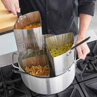 Panier à pâtes en métal, passoire à légumes, passoire à nouilles, compatible lave-vaisselle, écologique