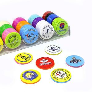 Nouveaux jetons de jeu en plastique écologiques personnalisés, impression sur écran, design personnalisé, souvenir coloré - Product Image 1