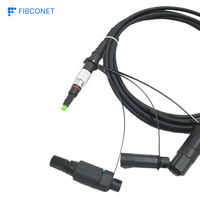IP68 açık PEI malzeme uyumlu Optitap + MINI SC + ince 3 in 1 tipi sert SC APC su geçirmez konnektörler