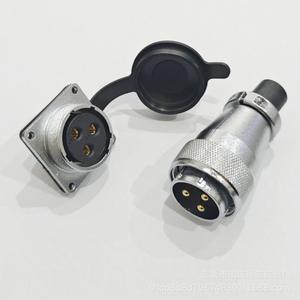 Prise et prise de courant Ws28p28 en alliage de zinc, plaqué chrome, plaqué or, montage sur panneau en cuivre pour équipement mécanique - Product Image 5