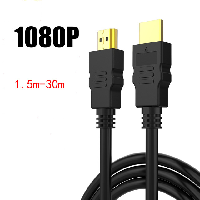 Cheap HDMI 1.4 Cable Kabel 3D 1080P 4K Male to Male HDTV Cable 1.5M 1.8M 2M 3M 5M 10M 15M 20M 30M HDMI Cable Black