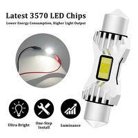 Fabrika Özel Üretim Oto LED Festoon 28-41mm Yüksek Güçlü İthal 3570 CSP Çipli Makyaj Aynası Torpido Gözü Kapı Nezaket Lambası Yeni