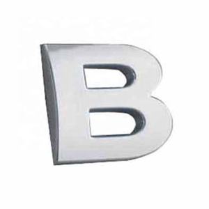 สติกเกอร์โครเมี่ยมติดโลโก้ตัวอักษรขนาด25มม. สำหรับรถยนต์ยี่ห้อ <span class=keywords><strong>Quattro</strong></span> Volvo Suzuki MAZDA Skoda Ford Audi Cadillac Lexus - Product Image 5