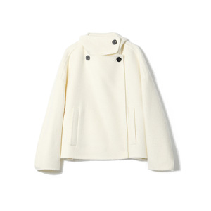 Bộ sưu tập mùa thu 2025 Áo len hai mặt ngắn áo khoác mùa đông giản dị nút bán buôn nguồn nhà máy phụ nữ ropa mujer - Product Image 6