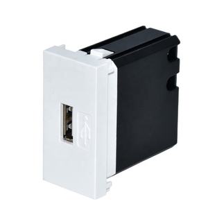 NEPCI Factory 5V2.1A 45*22.5mm Vertical USB A Module de prise de chargeur XJY-USB-A41 adapté à la <span class=keywords><strong>plaque</strong></span> décorative murale <span class=keywords><strong>Legrand</strong></span> - Product Image 1