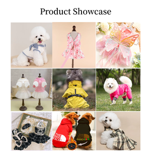 เสื้อผ้าแมว ชุดกระโปรงตูตูปีกนางฟ้าน่ารักสำหรับแมวและสุนัขตัวเล็ก กระโปรงเจ้าหญิงผ้าฟลีซเนื้อนุ่มพร้อมรูสำหรับสายจูง - Product Image 4