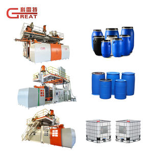Machine de fabrication de fûts en <span class=keywords><strong>plastique</strong></span> de 200 <span class=keywords><strong>litres</strong></span>, 55 gallons, machine de moulage par soufflage de fûts à ouverture supérieure de <span class=keywords><strong>250</strong></span> <span class=keywords><strong>litres</strong></span> - Product Image 1