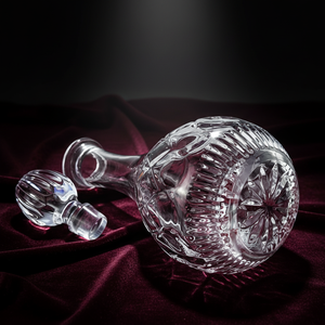 تصميم جديد لقارورة نبيذ وويسكي فارغة من الكريستال الشفاف عالي الجودة سعة 800 مل، مثالية كهدية تجارية - Product Image 5