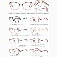 SHINELOT MS 97740 Nouvelle monture de lunettes optiques œil-de-chat en TR90 et métal, anti-lumière bleue, lunettes de vue tendance pour femmes, logo personnalisé