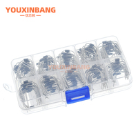 Kit assorti de diodes redresseuses, 10 valeurs, 1N4001, 1N4002, 1N4003, 1N4004, 1N4005, 1N4006, 1N4007, 1N5817, 1N5818, 1N5819, avec boîte, 100/200 pièces