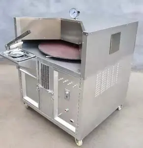 Outside Kitchen Portable Folding Gas Burner Small Pizza Maker Rotating Pizza Maker & Stone Pizza Oven Machine