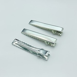Square Duckbill Hair <b>Clips</b> 5.5cm Metal Plated Steel Color KC Gold Quzhou Origin Spring 2024 Daily Use Accessories - Product Image 2