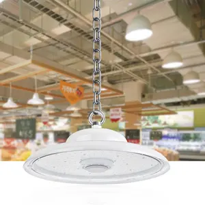 Factory Price High Lumen Aluminum Ip65 100w 150w 200w 250w Industrial Lamp For Warehouse Ufo Led High Bay Light Fixture