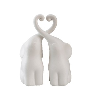 Design creativo della coppia di ornamenti in ceramica con elefante a tema amore per la casa, mobile per la TV, armadio per il vino, decorazione, <span class=keywords><strong>regalo</strong></span> - Product Image 5