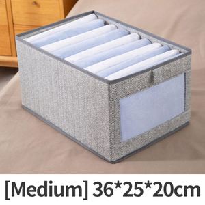 Boîte de rangement pliable en tissu non tissé grande taille, idéale pour jeans et articles divers, type tiroir – Meilleure vente - Product Image 4