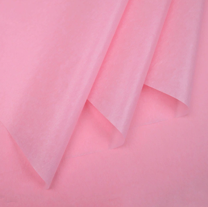 กระดาษห่อของขวัญสีชมพูเรืองแสงแบบด้าน ขนาด 50*70 ซม. น้ำหนัก 17 แกรม พิมพ์โลโก้ตามสั่ง ขายส่ง สำหรับห่อช่อดอกไม้ - Product Image 1
