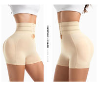 Culotte gainante rembourrée pour femme, rehausseur de fesses, shorty sans couture, contrôle du ventre, best-seller