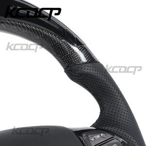 Ajuste para <span class=keywords><strong>TOYOTA</strong></span> Prado 4 Runner Tundra Tacoma Corolla Rav4 Camry LC200 volante de fibra de carbono - Product Image 6