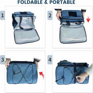 Sac isotherme tactique en tissu Oxford 35L, pliable, pour hommes, étanche, anti-fuite, durable, avec fermeture éclair, pour pique-nique, courses, parc, nourriture - Product Image 6