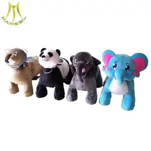 Hansel lopen dier rit op speelgoed pluche gemotoriseerde dieren gevulde elektrische dier rit - Product Image 2