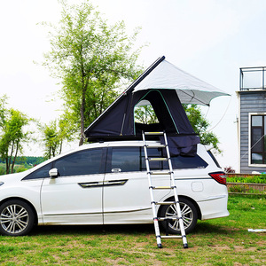 Tente de toit triangulaire en toile <span class=keywords><strong>Volkswagen</strong></span> pour SUV 4x4 tout-terrain, imperméable, pour <span class=keywords><strong>camping</strong></span> en extérieur, 4 personnes, été, quatre saisons - Product Image 1