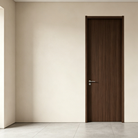 Porte battante intérieure sans cadre, écologique, insonorisée, résistante à l'humidité et à l'eau, pour salon et chambre de maison résidentielle