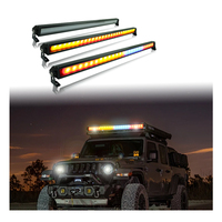 Barre lumineuse LED RGB à effet de poursuite, 32/42/52 pouces, universelle, 4x4 tout-terrain, pour VTT, SUV, Jeep, camion, voiture