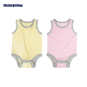 Minizone Modern Baby Summer Casual Ropa <span class=keywords><strong>de</strong></span> algodón Baggy Thin Solid Pattern Liquidación Artículos para perros para las vacaciones <span class=keywords><strong>de</strong></span> Año Nuevo - Product Image 3