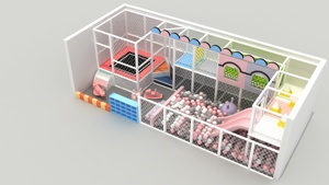 Parque Infantil Interior de Alta Calidad para Niños Pequeños, Estructura de Juego Suave y Colorida, Marco de Escalada, Sala Sensorial, Equipo de Entretenimiento - Product Image 3