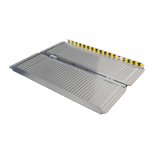 Rampe pliante double légère et portable en alliage d'aluminium de 60 cm, 90 cm, 120 cm pour fauteuil roulant et moto, pour personnes handicapées - Product Image 4