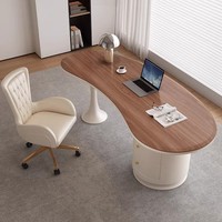 Bureau de direction moderne haut de gamme avec tiroirs accessoires - Mobilier de bureau en bois durable, design écologique