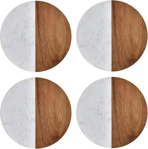High Quality Wood and <b>Marble</b> <b>coaster</b> for Drink Coffee and Tea Wood and <b>Marble</b> Cup <b>coaster</b> for Hot Selling Products - Product Image 1