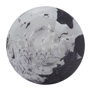 Vaso in vetro dal design astratto con finitura satinata per decorazioni del soggiorno e composizioni floreali - Product Image 6