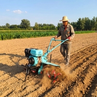 Cultivador de Gasolina Xinvision de 4.5KW 9HP, Motor 105FQ/177F, Cultivador con Engranaje para Granja y Jardín, Suministro OEM/ODM, 1 Año de Garantía