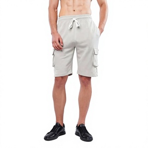 Shorts décontractés pour hommes de qualité supérieure, coupe décontractée, taille élastique, vêtements d'été légers, poches latérales, couleurs et tailles personnalisées - Product Image 1