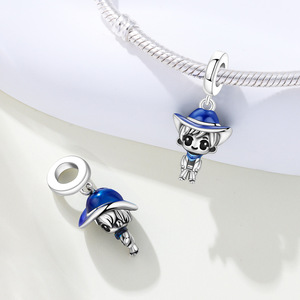 Colgante decorativo de vaquero del oeste de resina epoxi, diseño original, accesorio para mujer, moderno y versátil - Product Image 5