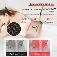 CYANMED Magique Pulse Compresse Chaude Bian Pierre Chaleur Ventre Thérapie Rechargeable Réchauffeur Ceinture Appareil De Massage Fonction Musicale En Ligne