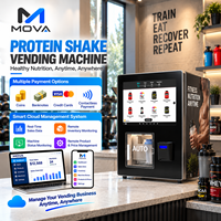 Mesin Penjual Otomatis Bubuk Protein Komersial Layar Sentuh Pompa Air Pembaca Kartu SDK Baja Tahan Karat Manajemen Berbasis Cloud