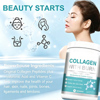 Boisson Lactée Beauté au Collagène et Poudre Brûle-Graisse pour Peau Saine, Ongles, Métabolisme, Contrôle de la Cellulite et Énergie
