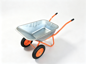 <span class=keywords><strong>Brouette</strong></span> de jardin à double <span class=keywords><strong>roue</strong></span> galvanisée avec deux roues en mousse PU <span class=keywords><strong>pleine</strong></span> pour la Russie et la Pologne - Product Image 3