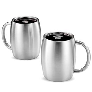 14oz personalizado sublimación tazas de café de acero inoxidable con mango y tapa - Product Image 5
