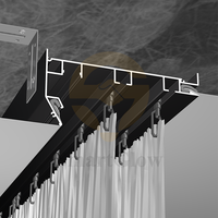 Profilé en aluminium pour plafond tendu sur mesure en Ukraine, rail de tension pour rideau en tissu, profilé en aluminium pour plafond tendu